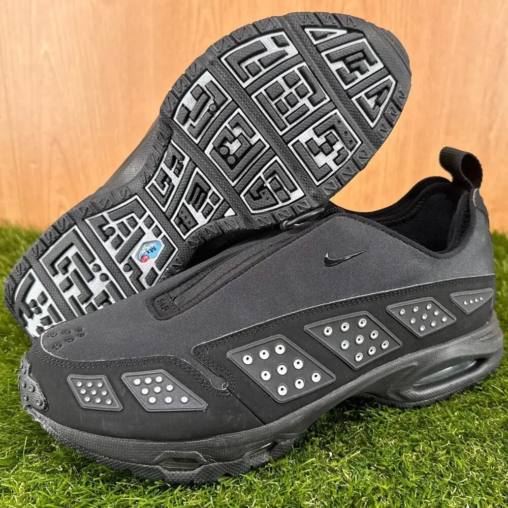Nike Air Max Sunder Black Metallic Silver FZ2068-001 Women's 11 / Men's 9.5